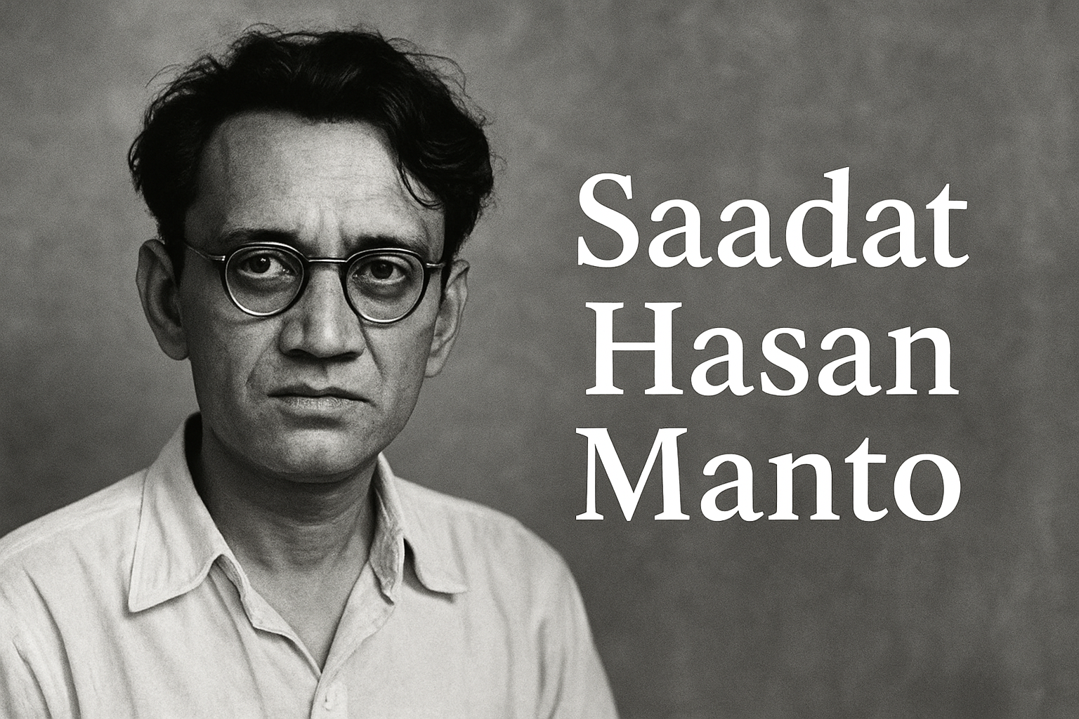 Saadat Hasan Manto – The Rebel Storyteller